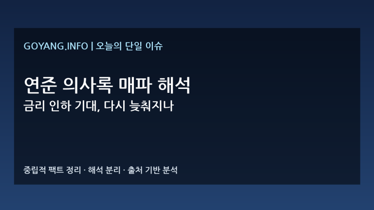 연준 의사록 해석 분석 썸네일
