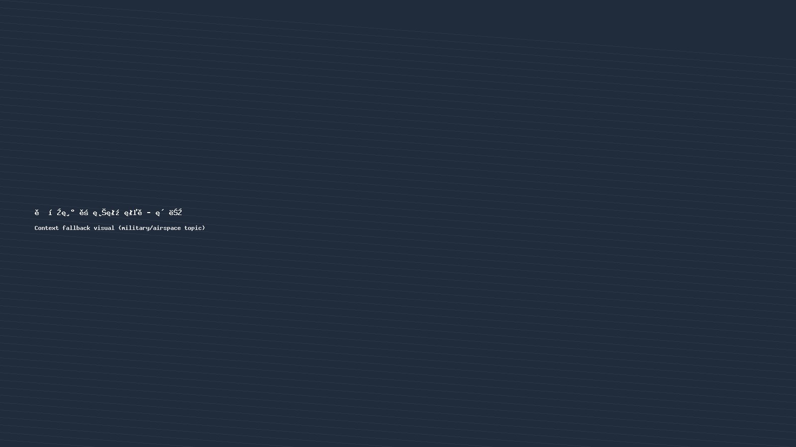 전투기 출격과 공역 관리